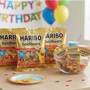 3 Haribo Goldbears Gummy Candy Bags