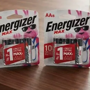Energizer Max AA Alkaline Batteries, 2 Packs