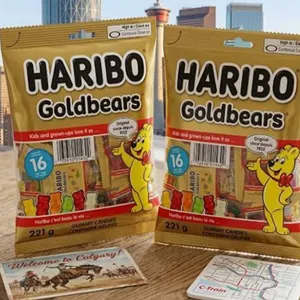 Lot of 2 - Haribo Goldbears Gummy Candies 221g, 16 Packs