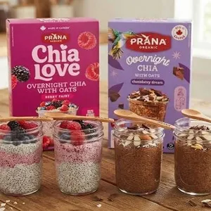 Prana Chia Overnight Oats Assorted 2-Pack