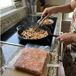 Frozen Shredded Chicken Thigh Meat , 2kg Halal
