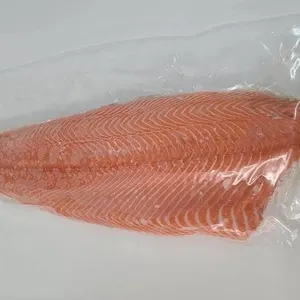 Frozen Atlantic Salmon Fillet, Skinless - Half Salmon Aprox 20"