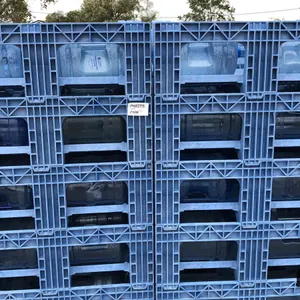 (2) Water Jug Storage Racks w/ Bottles Holds 40/Rack
 UNRESERVED