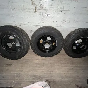 Set of (3) Assorted LT235/80R17 Tires w/ Rims
 UNRESERVED