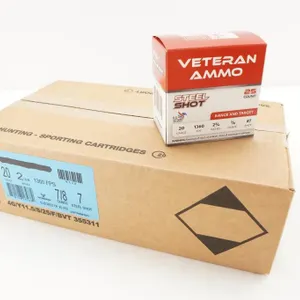 Veteran Ammo 250 Round Case 20 GA