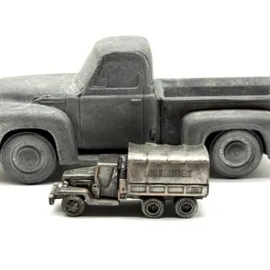 Vintage 1974 Metal Ford Truck Coin Bank 7.5” and