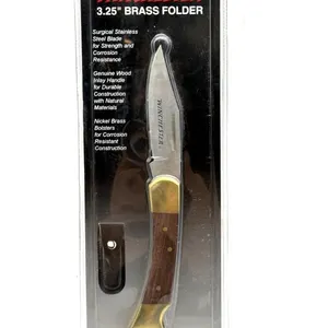 Winchester 3.25” Brass Folder Knife in Original