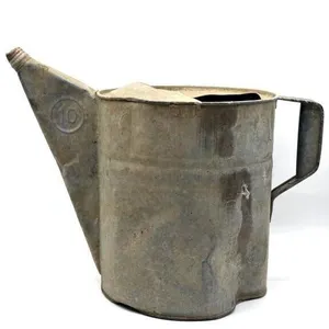 Vintage Galvanized Watering Can 12.5” Tall -