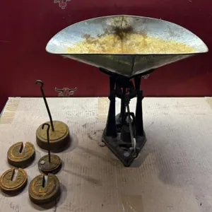 BS&M Antique ACME Crowfoot Scale w/Cast Iron &
