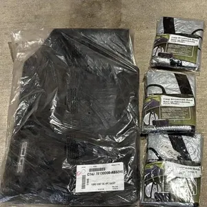 4 PC Ford Edge Floor Mats & 3 Tire Storage Bags.