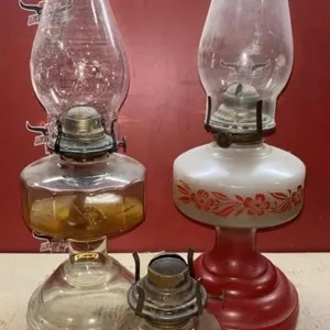 3 Oil Lamps.