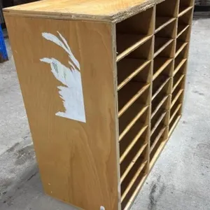 Wooden Shelf 29.5�W x 12�D x 25.5�H.