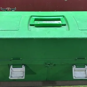20� Light Green Plastic Storage Box.