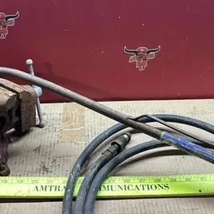 Rusty 4� Bench Vice & Torch.