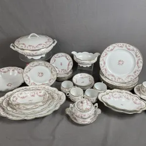 Bridal Rose Dish Set