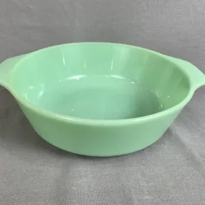 Fire King Jadete Bowl Tab Handles 2 Quart