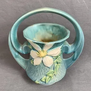 Roseville Pottery Clematis Basket