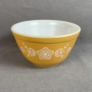 Pyrex Butterfly Gold Bowl