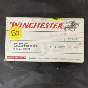 Winchester 5.56mm FMJ Ammo