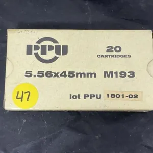 5.56 x 45mm M193 Ammo