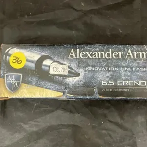 Alexander Arms 6.5 Grendel Ammo