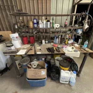 Roll Around Metal Work Bench