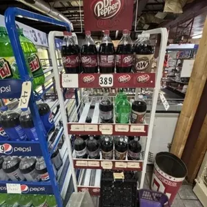 Dr Pepper 2 Liter Rolling Pop Display Rack