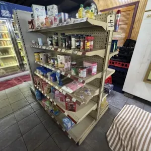 Double Sided Metal Store Shelf