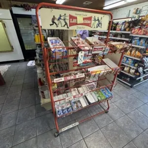 Little Debbie Wire Display Rack on Wheels