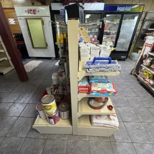 Double Sided Metal Store Rack