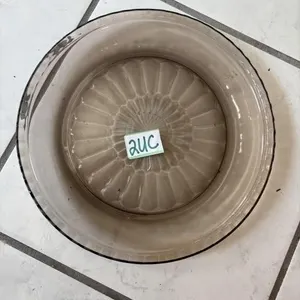 10 inch heavy glass plate