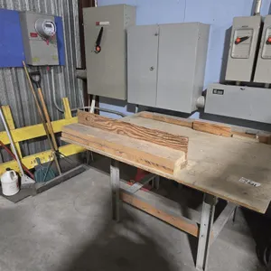Work Table, Brooms, Shovel & Barricade
 UNRESERVED