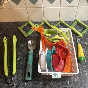 Basket of kitchen gadgets