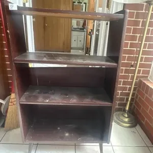 Mid century modern book shelf needs tightening