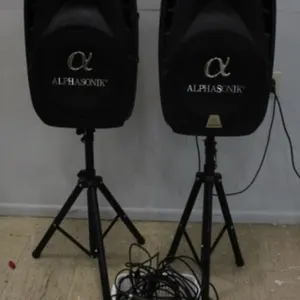 Alphasonik AK15PKG All-In-One PA Speaker System