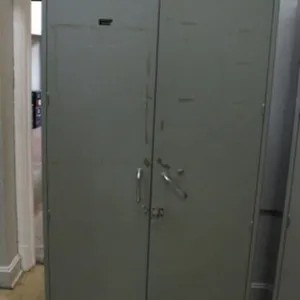 Metal Cabinet 78"T x 36"W x 18"D (no key)