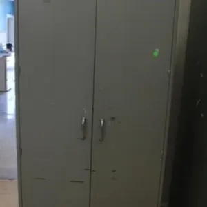 Metal Cabinet 78"T x 36"W x 18"D (no key)