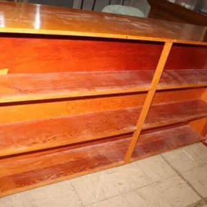 Large Wooden HD Double Sided Bookshelf