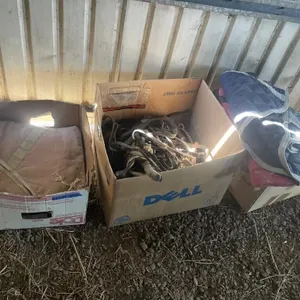 3 Boxes W/ Horse Blanket, Polo Wraps, Bridles,