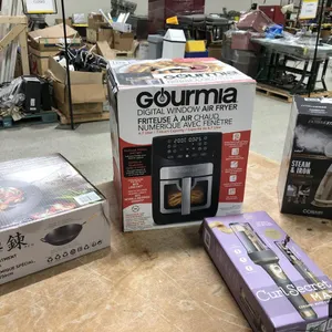 Gourmia Air Fryer, Steam Iron, Wok & Curling Iron
 UNRESERVED