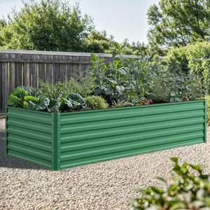 YITAHOME 8x4x2ft Galvanized Raised Garden Bed Kit