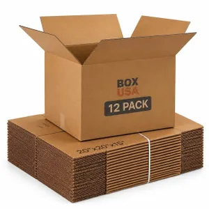 BOX USA Large Moving Boxes 20x20x15 12-Pack