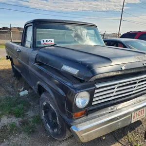SALVAGE UNIT: 1967 Ford F250 Truck (Black)
 UNRESERVED