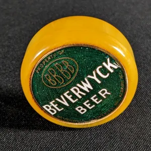 BAKELITE TAP KNOB HANDLE BBBB BEVERWYCK BEER