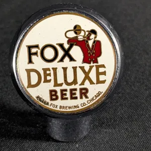 BALL TAP KNOB HANDLE FOX DELUXE BEER