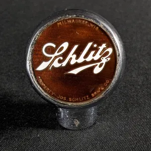 BALL TAP KNOB HANDLE SCHLITZ BEER
