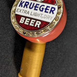 BALL TAP KNOB HANDLE KRUEGER EXTRA LIGHT DRY BEER