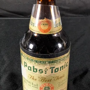 PROHIBITION ERA PAPER LABEL BOTTLE PABST TONIC MILWAUKEE WISCONSIN