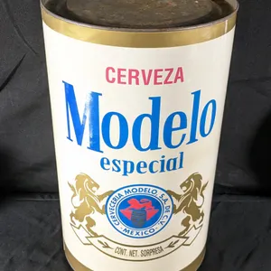 15 1/2" TALL STORE DISPLAY CERVEZA MODELO ESPECIAL BEER CAN