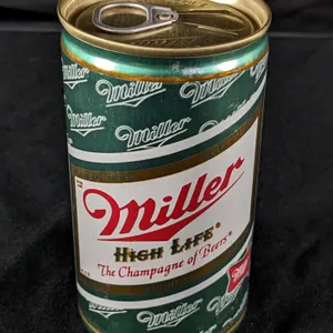 TEST CAN PULL TAB MILLER HIGH LIFE BEER MILWAUKEE GREEN